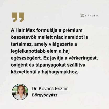 Hair Max® – Aktiváló hajszérum a hajnövekedés támogatására